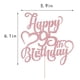 thumbnail image 2 of Decoración Para Tartas Con Purpurina En Oro Rosa Feliz 95 Cumpleaños, 2 of 8