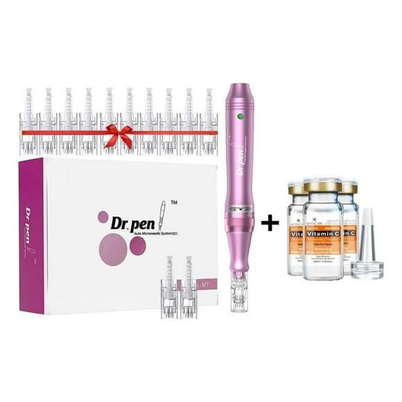 Dermapen Dr Pen M7-w+12 Agujas +3 Apollas De Vitamina C