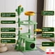thumbnail image 3 of Rascadores Para Gatos Yute Torre Multifuncional Cama Cactus 130cm, 3 of 6
