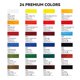 thumbnail image 2 of Set de Pintura Acuarela Paul Rubens 24 colores en tubos de 12 ml, 2 of 9