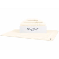 Set 4 Toallas Nautica Signature Cara+Mano+Cuerpo+Piso 100% Algodón Beige