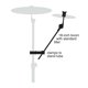 thumbnail image 2 of Brazo Boom para Platillos Gibraltar 46 cm con Abrazadera Tipo Grabber, 2 of 2