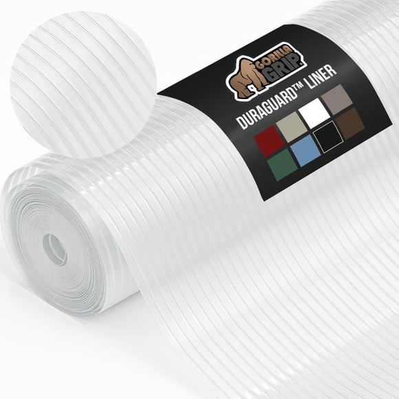 Revestimiento de estante Gorilla Grip DuraGuard, 20 x 20 cm, sin BPA, transparente