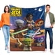 thumbnail image 1 of Aventuras de Jóvenes Jedi anti-pilling, suave, ligera, esponjosa y acogedora de lujo para hogar y cocina – Perfecta para niños y adultos,110X70cm, 1 of 6
