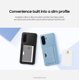 thumbnail image 3 of Funda delgada con ranura para tarjetas para Samsung Galaxy A36 5G, negra, 3 of 9