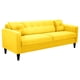 thumbnail image 2 of Sofa New Retro 3CG Felpa 00 Amarillo, 2 of 6