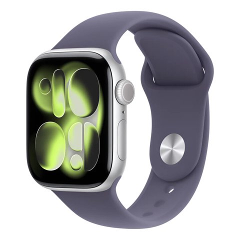 Apple Watch Series 11 Gps 46Mm Silver Correa Purpura
