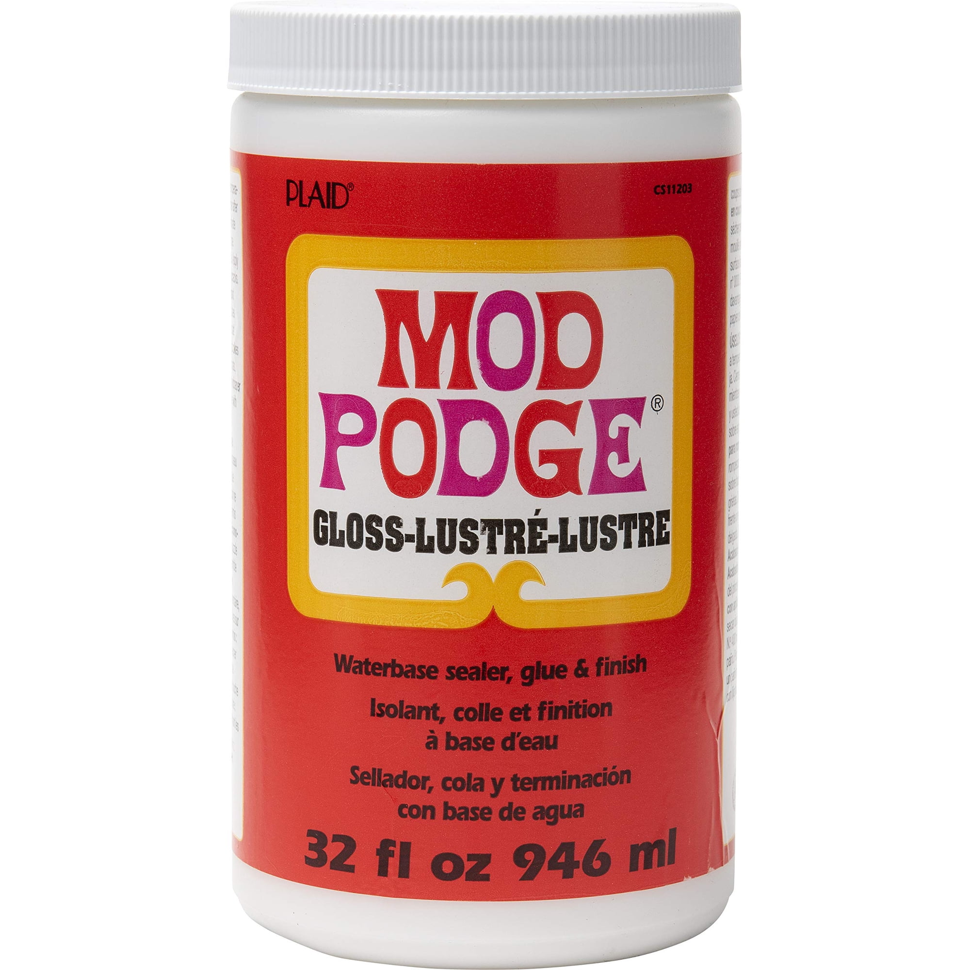 Sellador Brillante, Pegamento Y Acabado Craft Solution Mod Podge, 960 Ml