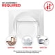 thumbnail image 3 of Organizador para bandejas y moldes de horno, cromado, Stock Your Home (paquete de 2), 3 of 7