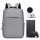thumbnail image 1 of Funda de almacenamiento portátil para mandos de PlayStation 5/PS4 Slim/Pro/Xbox Series X/S/Xbox One - Bolsa organizadora de viaje duradera con compartimento acolchado-Gris, 1 of 5