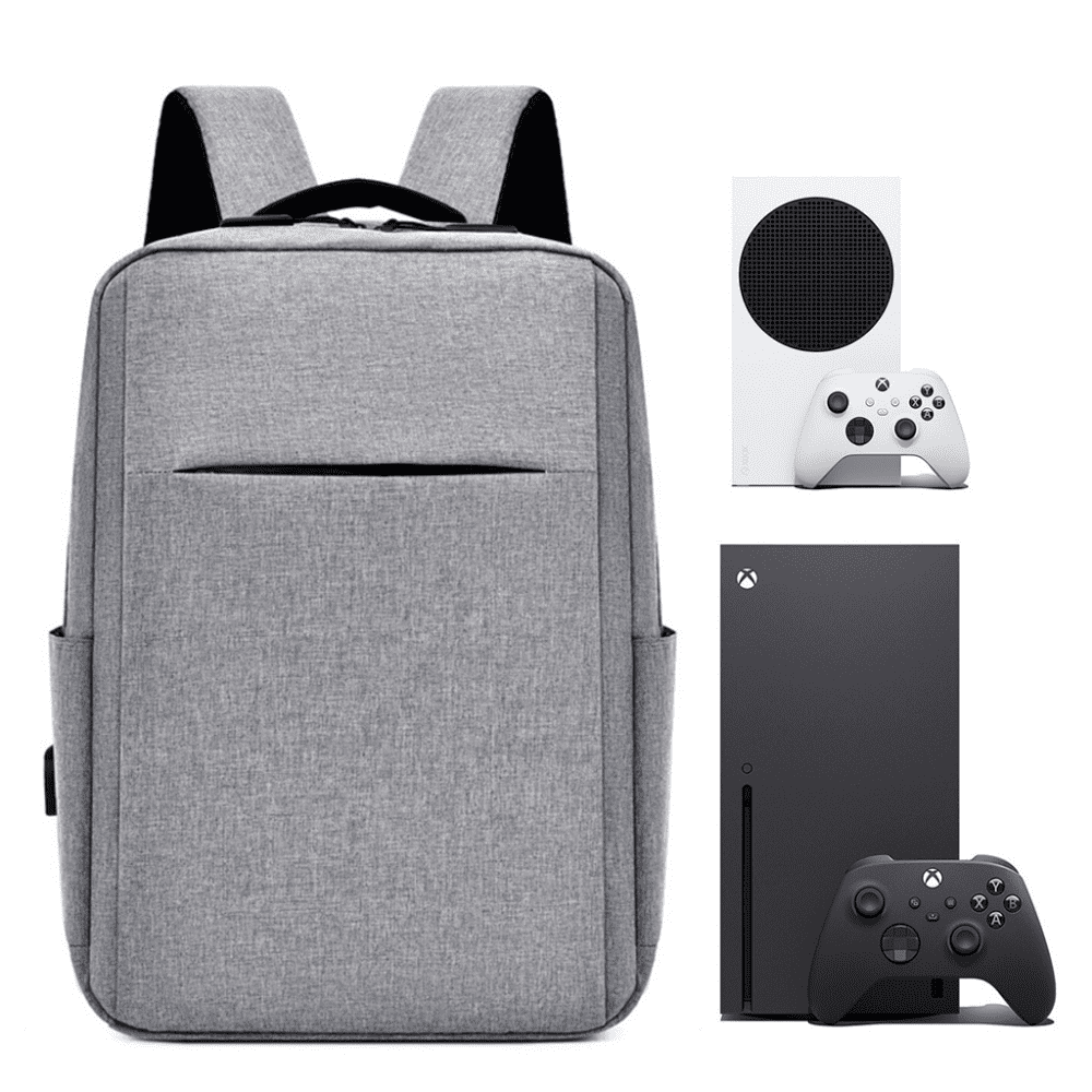 Genérico - Funda De Almacenamiento Portátil Para Mandos De Playstation 5/ps4 Slim/pro/xbox Series X/s/xbox One - Bolsa Organizadora De Viaje Duradera Con Compartimento Acolchado-gris