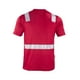 thumbnail image 2 of Polera Hibrida Cinta Reflectiva Manga Corta Roja Talla XL, 2 of 2