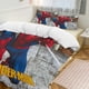 thumbnail image 3 of Spiderman 3 Piece Sets Full/Queen Size - Reversible Microfiber Quilts with 2 Shams Soft Lightweight Bedspread Coverlet Comforter for All Season Bed Sheets, 3 of 5