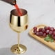 thumbnail image 3 of Pack 2 Copas De Vino Acero Inoxidable 540ml - Dorado, 3 of 4