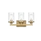 thumbnail image 1 of Aplique de Pared Living District Thane 18 Oro Satinado con Vidrio Acanalado, 1 of 8