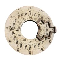 Bothyi - Rueda De Melodía De Madera Compacta Y Redonda Para Músicos Principiantes Y Compositores.