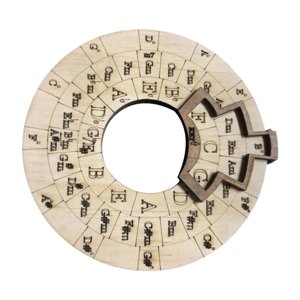 Bothyi - Rueda De Melodía De Madera Compacta Y Redonda Para Músicos Principiantes Y Compositores.