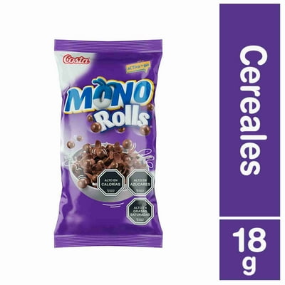 Cereal Mono Rolls Snack 18 G Costa