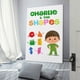 thumbnail image 3 of Charlie & las formas Cuadro decorativo colgante - Arte de pared - Póster enmarcado - Decoración de pared - Regalos para familia, amigos y aficionados 20*30 cm, 3 of 6