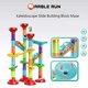 thumbnail image 5 of Set de bloques de construcción Marble Run Blacka con canicas de cristal para niños de 4 a 8 años, 5 of 7