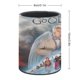 thumbnail image 2 of Buenos Presagios-theme Cylinder Pen Holder Pencil Organizer with Flannel Lining PVC Leather Material Cardboard Base for study work 10*8CM, 2 of 6