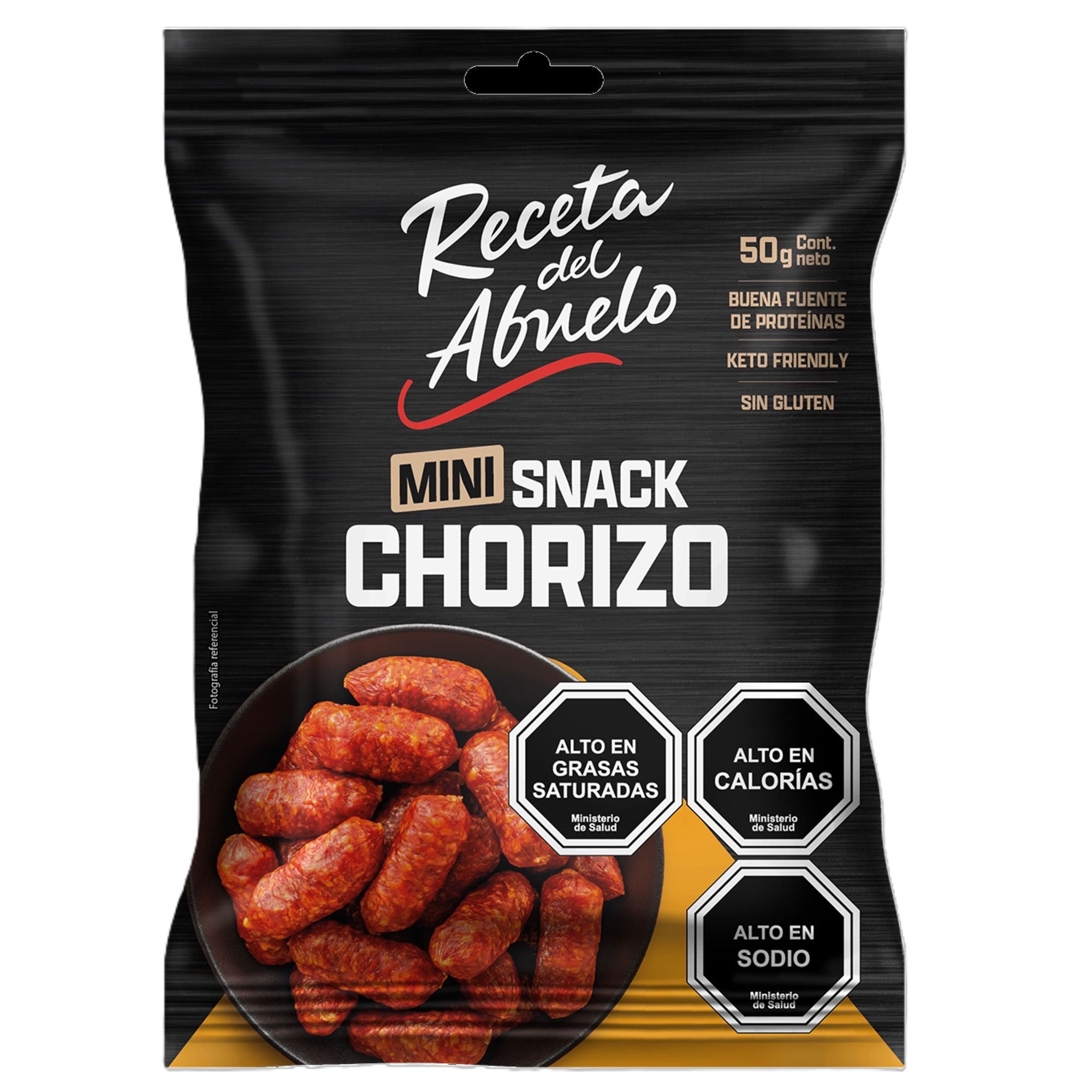 Mini Snack Chorizo 50 g Receta del Abuelo