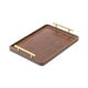 thumbnail image 5 of Bandeja De Madera Para Servir Con Asas, Bandeja De Mesa De Centro Para Postre, Mostrador, Almuerzo, 36x25cm, 5 of 5