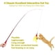 thumbnail image 2 of Varita retráctil MeoHui de Interactive Cat Toys con relleno de plumas, 2 of 7