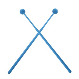 Magideal - 2 Piezas De Percusión De Tambor, Instrumentos De Percusión De 11,8 Pulgadas De Longitud, Mazo De Campana Para Xilófono, Tambores Para Niños, Campanas, Azul