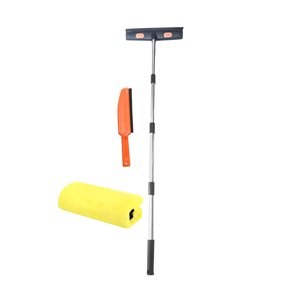 Ioensy - Removedor De Pelo Para Mascotas, Escoba, Alfombra Para El Pelo De Mascotas, Rastrillo, Limpieza De Cabello Para Piso De Madera Dura Con Toalla De Cepillo De Mano