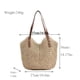 thumbnail image 1 of Bolso de hombro tejido de paja de verano de gran capacidad para la vocación de la playa de verano Bolso de hombro tejido de playa superior, 1 of 3