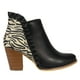 thumbnail image 1 of Botin Mujer Print Taco Medio 16 Yassne Negro, 1 of 5