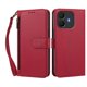 thumbnail image 3 of Funda con Billetera para [TCL K70 4G] con Bolsillo Zipper y Tarjetero Rojo, 3 of 6