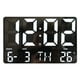 thumbnail image 2 of Reloj De Pared LED Digital De 10" Temperatura De Montaje En Pared Con Control Remoto Blanco, 2 of 3