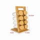 thumbnail image 2 of Especiero Torre Bambú 8 Frascos Soporte Vertical Organizador Cocina, 2 of 5