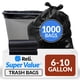 thumbnail image 1 of Bolsas de basura Reli. 1000 bolsas de 6 a 10 galones negras para baño, 1 of 8