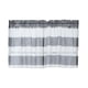 thumbnail image 1 of Cortinas De Bolsillo Con Barra De Cenefa Corta A Rayas De Ventana, Gris, De Cocina, 137x91,5 Cm, 1 of 5