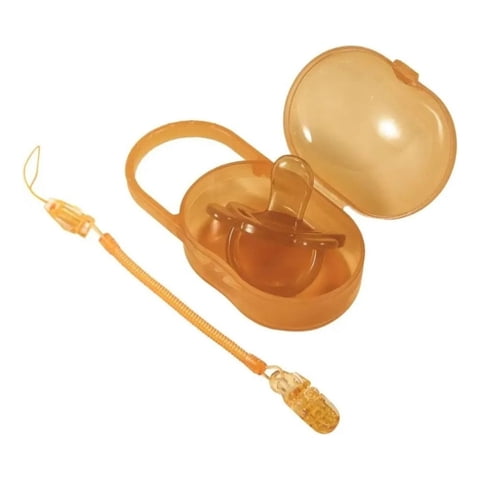 Genérico - Set 2 Chupetes Con Caja Silicona Anatomico Bebe Lau