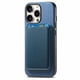 thumbnail image 4 of Funda de Cuero Magnética con Tarjetero para iPhone 16 Pro Max Cubierta Delgada Azul, 4 of 5