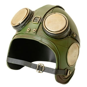 Vgo - Adorno Metal Casco 15X15X14 Cm