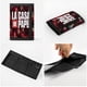 thumbnail image 5 of La Casa de Papel Cartera Trifold para Hombres, 8 Ranuras para Tarjetas, 1 Ventana de ID, Tarjetero Delgado con Bolsillo de Efectivo con Cremallera para Uso Cotidiano, 5 of 6