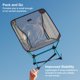 thumbnail image 5 of Silla Helinox Chair Zero LT Ultraligera Ripstop Cian, 5 of 8
