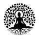 thumbnail image 4 of Buddha Tree Malet Wall Art Art Religious Relig Religious Decoración De Pared De Arte Zen Decoración De Pared De 40 Cm, 4 of 5