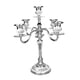 thumbnail image 3 of Candelabro De Metal Romántico Candelabro De 5 Brazos Centros De Mesa Para Bodas Plata, 3 of 5