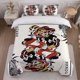 thumbnail image 1 of Three-Piece Poker Ace Printed Duvet Cover Set Themed Bedding Set with Duvet Cover and Pillowcases Soft and Comfortable for All Seasons, 1 of 5