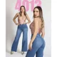 thumbnail image 1 of Jeans Mujer Palazzo Push Up Power Stretch Mohicano, 1 of 3