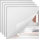 thumbnail image 1 of Azulejos de espejo de pared de longitud completa, 12 "x 12" x 4 piezas sin marco espejo montado en la pared espejo de pared de vidrio para gimnasio del hogar, puerta, dormitorio, sala de estar, 1 of 3