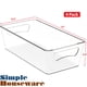 thumbnail image 2 of Organizador de contenedores de almacenamiento simples para el hogar, transparente, paquete de 4, 2 of 6