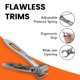thumbnail image 2 of Cortauñas KOHM para uñas gruesas Heavy Duty Silver, 2 of 9
