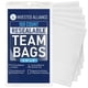 thumbnail image 1 of Bolsas para Cartas Team Invested Alliance 100 Unidades Reutilizables 8.6x12.7 cm, 1 of 9